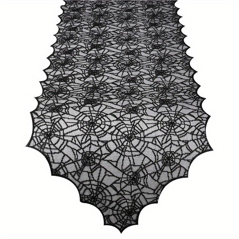 Halloween Spider Web Lace Table Runner 45 72 X 182 88 Cm