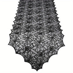 Halloween Spider Web Lace Table Runner 45 72 X 182 88 Cm