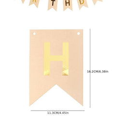 Happy Birthday Banner Party Decoration Supplies