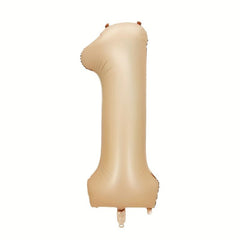 Caramel Number Balloons Happy Birthday Wedding Anniversary Baby Shower