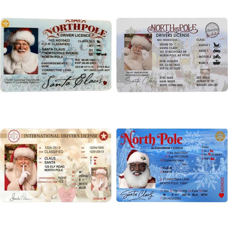 Santa Claus Virtual Sled Driving Game Props Christmas Decorations
