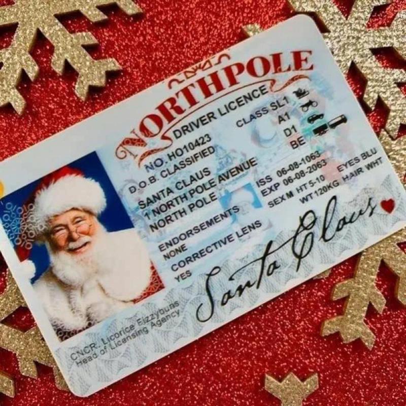 Santa Claus Virtual Sled Driving Game Props Christmas Decorations