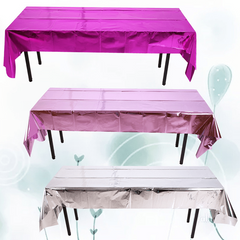 Golden Glitter Foil Tablecloth for Weddings Birthdays