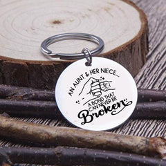 Aunt Niece Keychain - The Love Between Aunt And Niece Keyring