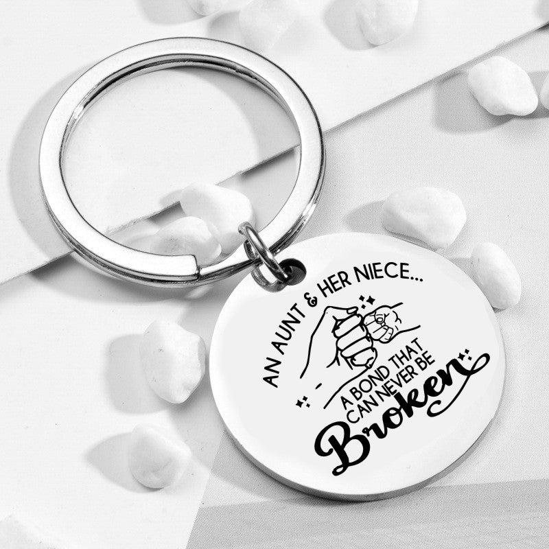 Aunt Niece Keychain - The Love Between Aunt And Niece Keyring