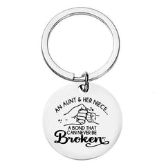 Aunt Niece Keychain - The Love Between Aunt And Niece Keyring