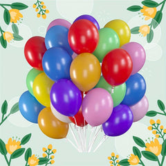 10pcs Matte Latex Balloons for Party Decoration 25.4cm