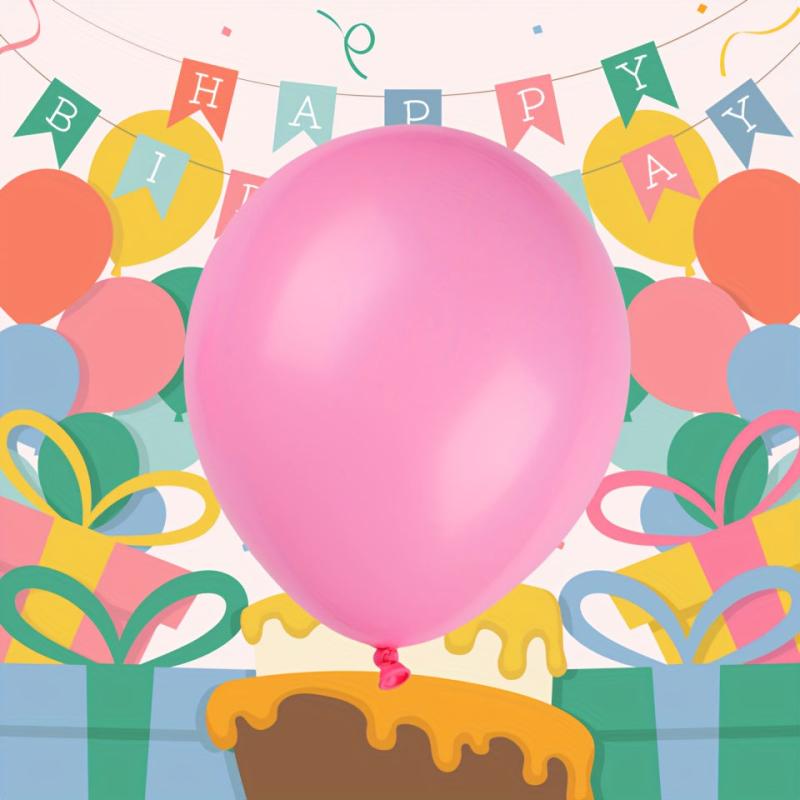 10pcs Matte Latex Balloons for Party Decoration 25.4cm