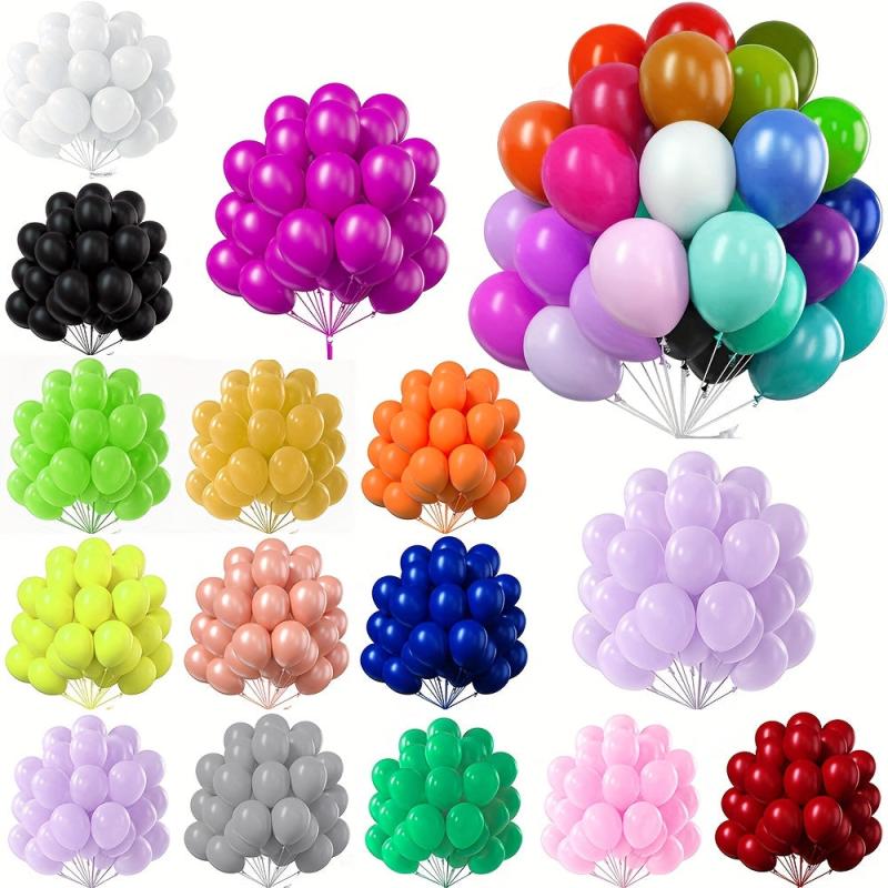 10pcs Matte Latex Balloons for Party Decoration 25.4cm