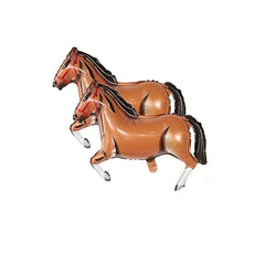 8Pcs Horse Theme Party Balloon Cowboy Birthday Decoration Balloon