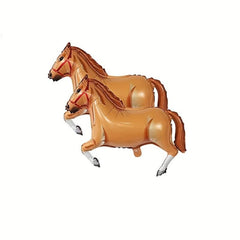 8Pcs Horse Theme Party Balloon Cowboy Birthday Decoration Balloon