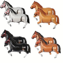 8Pcs Horse Theme Party Balloon Cowboy Birthday Decoration Balloon