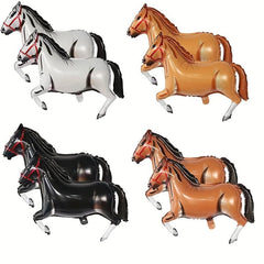 8Pcs Horse Theme Party Balloon Cowboy Birthday Decoration Balloon