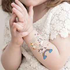 10pcs Unicorn Temporary Tattoos Magical Party Favors