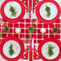 10pcs Christmas Tree Cutlery Set Table Decorations Holiday Dinners Celebrations