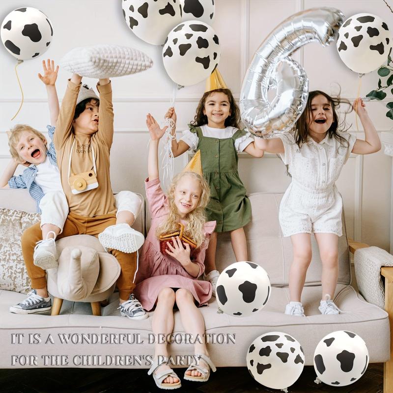 20pcs Cow Print Latex Balloons Farm Animals Decoration Theme Birthday Party