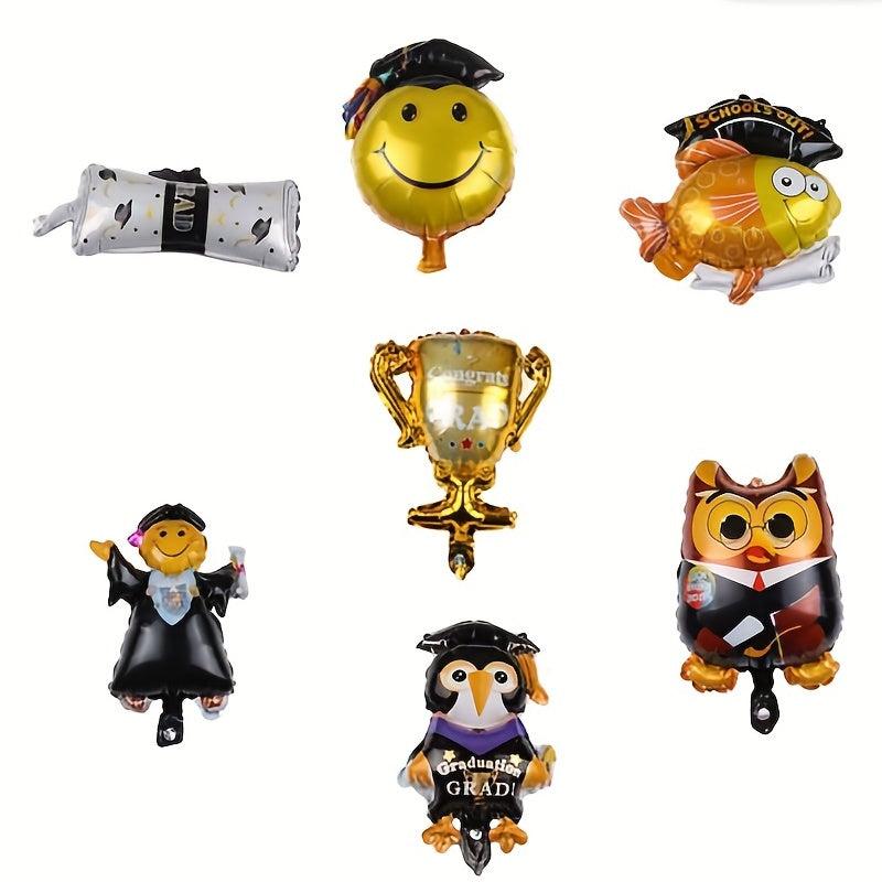 Funny Mini Graduation Balloons for Parties