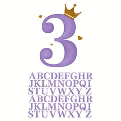 Personalized 1st 2nd 3rd Bday Iron On Patches DIY Heat Transfer Stickers