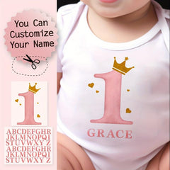 Personalized 1st 2nd 3rd Bday Iron On Patches DIY Heat Transfer Stickers