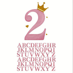 Personalized 1st 2nd 3rd Bday Iron On Patches DIY Heat Transfer Stickers