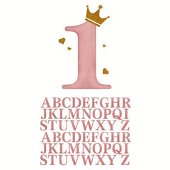 Personalized 1st 2nd 3rd Bday Iron On Patches DIY Heat Transfer Stickers