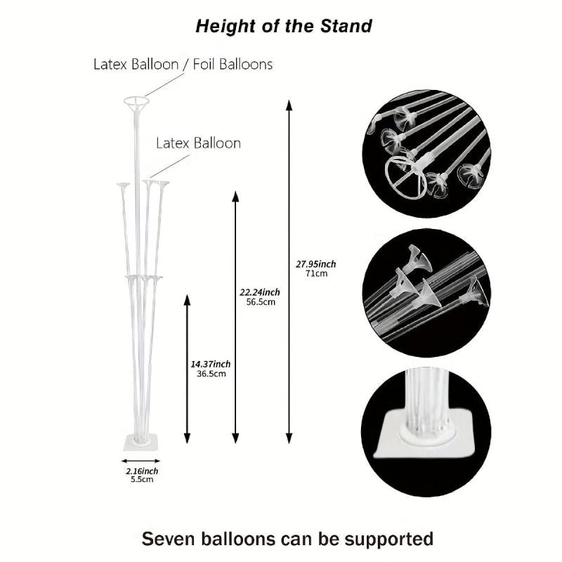 Balloon Stand Kit Set of 3 for Events and Home Decor