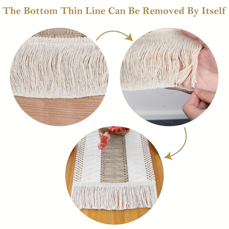 Bohemian Table Runner 48x182 Wedding Decor Party Supplies Dustproof Room Decor