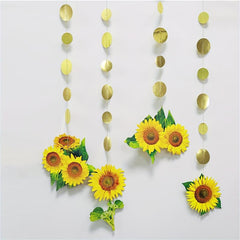 12pcs Sunflower Hanging Decoration Wedding Party Scene Supplies