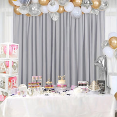 Gray 5x7ft Curtain for Weddings & Photography Studios