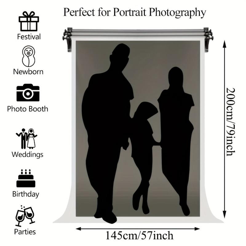 Gray 5x7ft Curtain for Weddings & Photography Studios