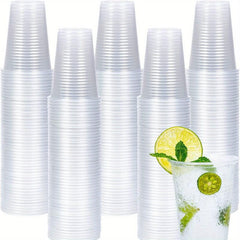 5 OZ PET Clear Disposable Cups for Parties BBQs Weddings
