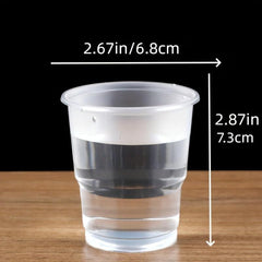 5 OZ PET Clear Disposable Cups for Parties BBQs Weddings
