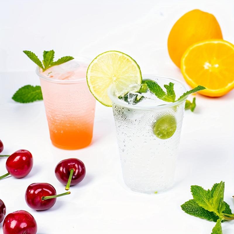 5 OZ PET Clear Disposable Cups for Parties BBQs Weddings