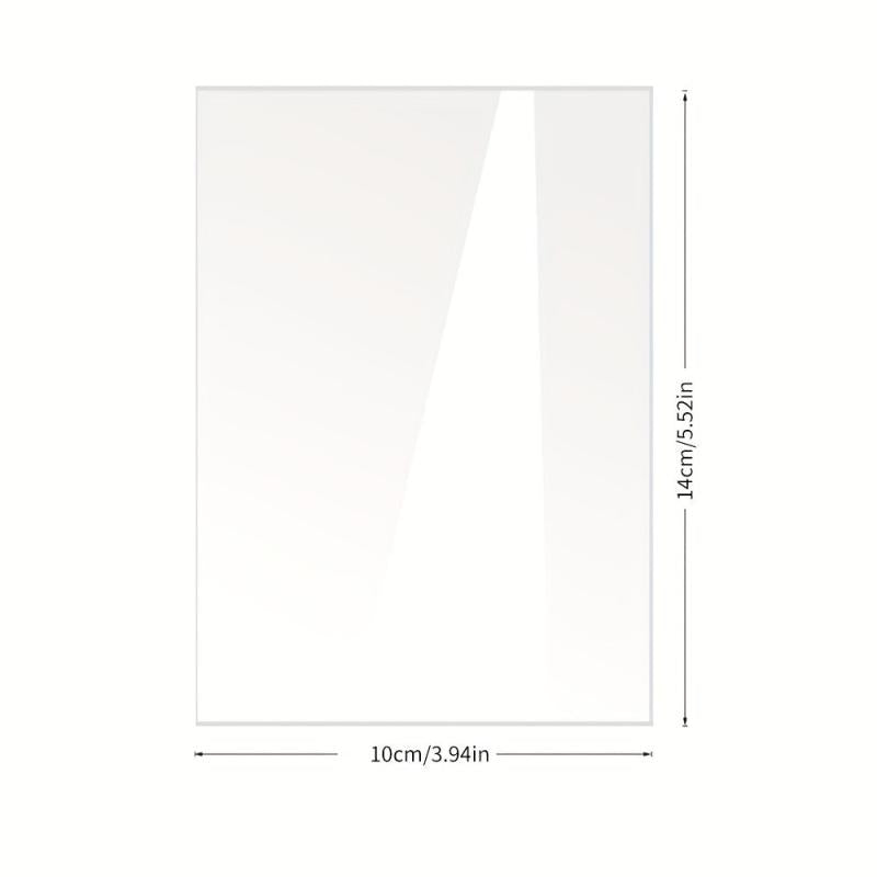 Acrylic Shelf Wooden Blank Plate Table Guard Card Wedding DIY
