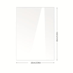 Acrylic Shelf Wooden Blank Plate Table Guard Card Wedding DIY