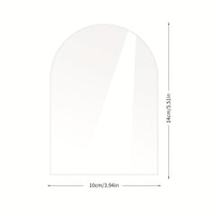 Acrylic Shelf Wooden Blank Plate Table Guard Card Wedding DIY