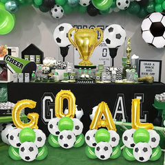 Soccer Balloons Soccer Party Decorations GOAL Trophy Balloons