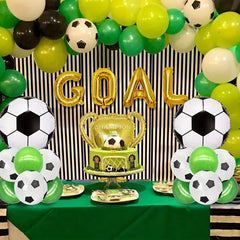 Soccer Balloons Soccer Party Decorations GOAL Trophy Balloons