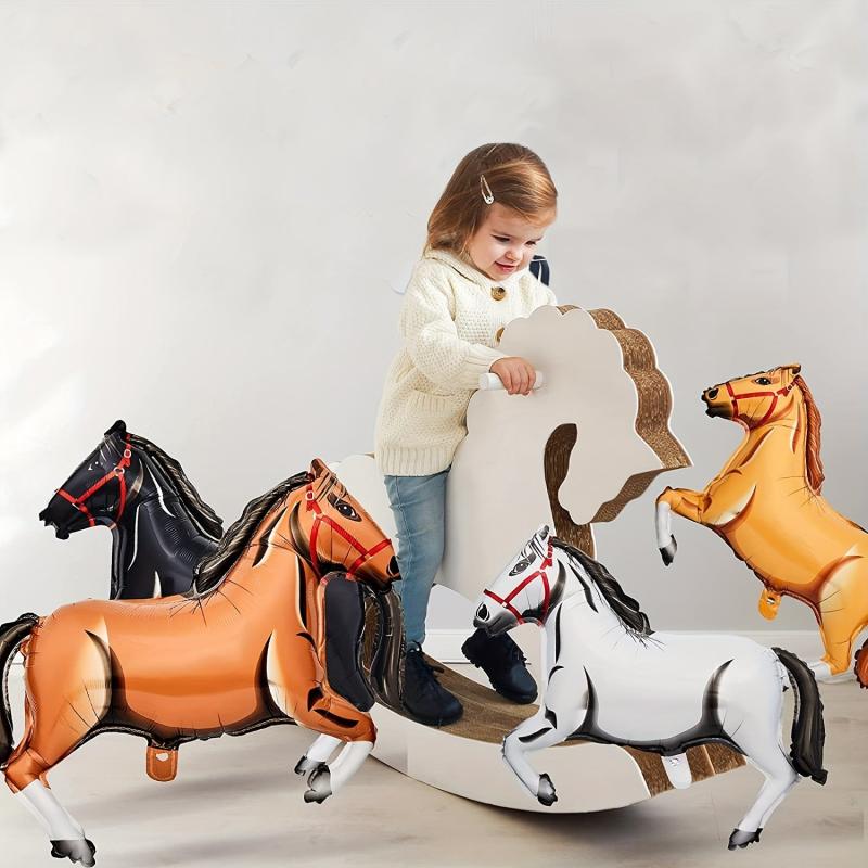 1pc Horse Balloons 30 Inches Farm Cowboy Themed Party Birthday Decorations