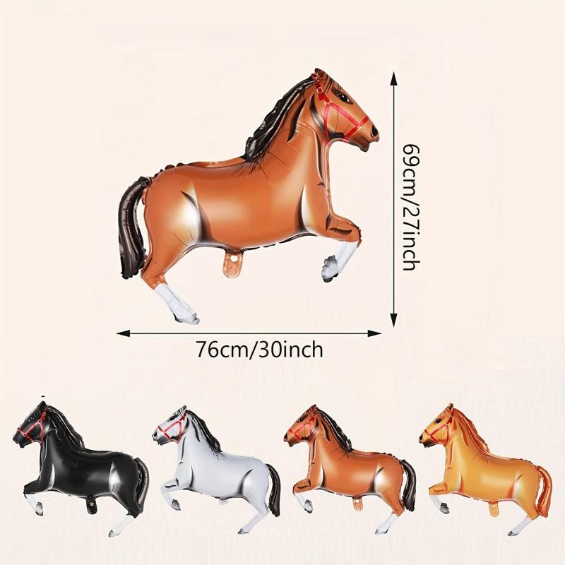 1pc Horse Balloons 30 Inches Farm Cowboy Themed Party Birthday Decorations
