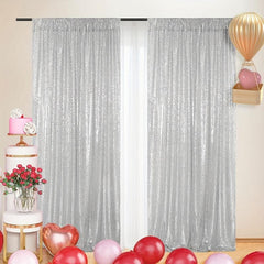 Sequin Curtain Backdrop 4ft x 6ft for Weddings and Parties