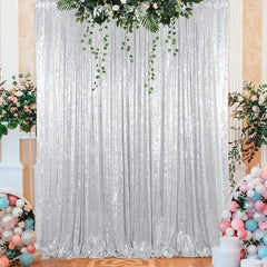 Sequin Curtain Backdrop 4ft x 6ft for Weddings and Parties