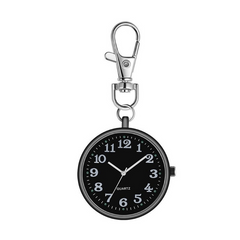 Nurse Watch Classic Round Dial Quartz Analog Alloy Nurse Keychain Pocket Watch