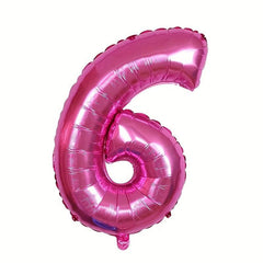 76cm Pink Number Aluminum Balloon for Birthday Party