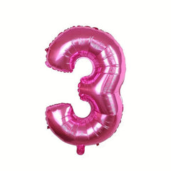 76cm Pink Number Aluminum Balloon for Birthday Party