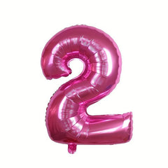 76cm Pink Number Aluminum Balloon for Birthday Party