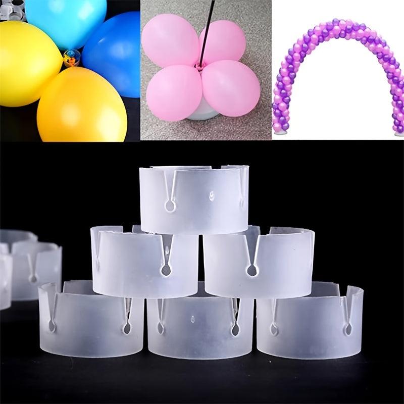50pcs Balloon Ring Buckle Celebration Bracket Balloon Snap Buckle Decoration