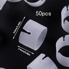 50pcs Balloon Ring Buckle Celebration Bracket Balloon Snap Buckle Decoration