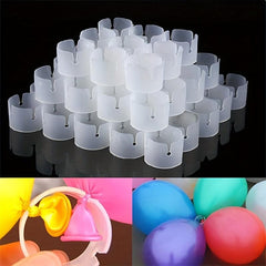 50pcs Balloon Ring Buckle Celebration Bracket Balloon Snap Buckle Decoration