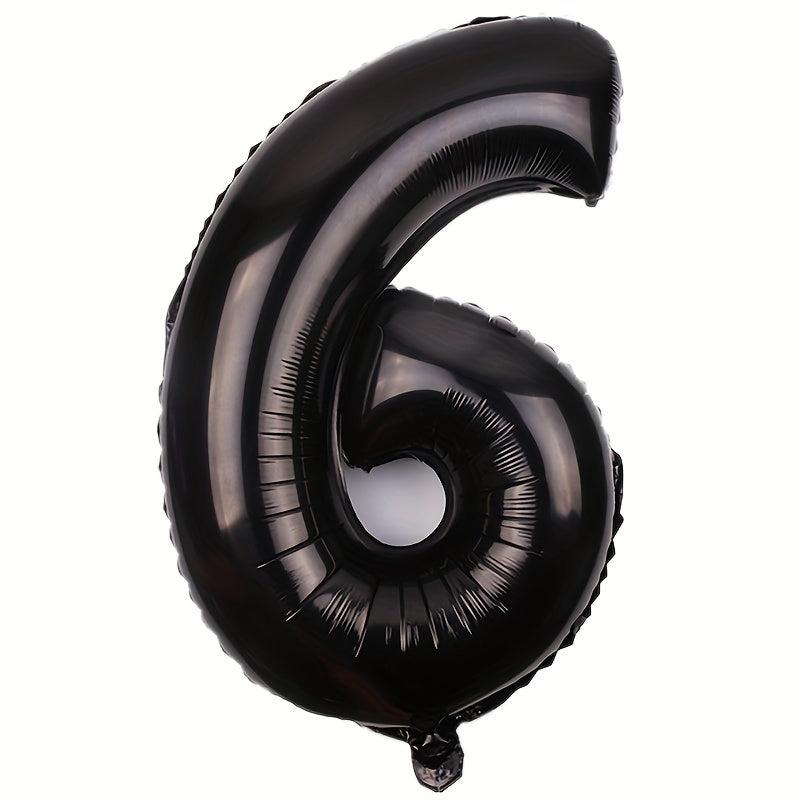 1pc 30 inch Number Aluminum Film Balloon Birthday Party Decoration